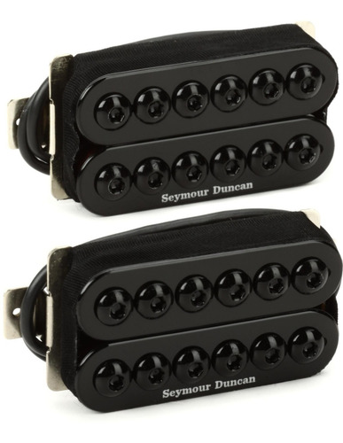 Set De Pastillas Seymour Duncan Invader Humbucker Black