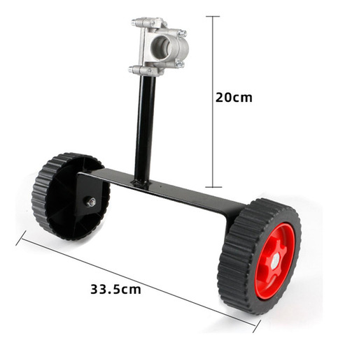 Trimmer Soporte Ruedas Portátil Se Adapta A Eje De 28 Mm.