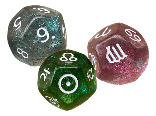 4 X 3 Dados De Constelación Dados De Varios Lados Dados