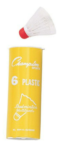 Champion Sports Plastic Outdoor Shuttlecock