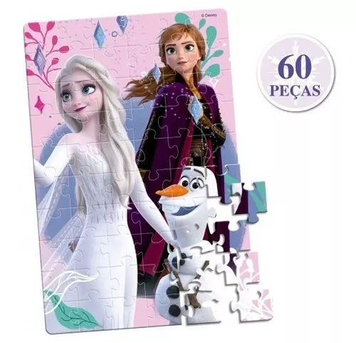 Kit 2 Jogos Menina Frozen - Enviamos Embrulhado P/ Presente