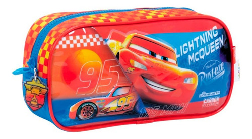 Cartuchera Cars Disney 1 Cierre Canopla Super Amplia 11675