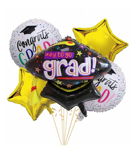 Globos Graduación Way To Go Grad (toga)