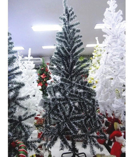 1 Árvore De Natal 320galhos 1,8mt Verde Musgo/ Branco A0034 | Parcelamento  sem juros