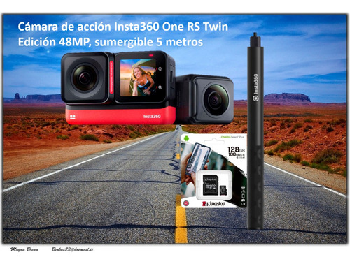 Combo Camara Insta360 One Rs Twin Edition / Cámara De Acción