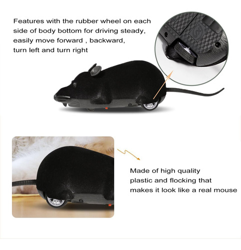 Juguete Para Gato De Ratón En Movimiento Automático, Juguete