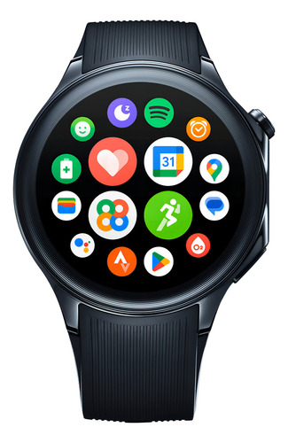 Oneplus Watch 2 Reloj Inteligente 46mm Bluetooth Deporte Caja Negro Malla Negro Bisel Negro Diseño De La Malla Mesh