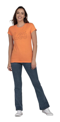 Imagen 4 de 5 de Playera Lee Mujer Manga Corta 28m3