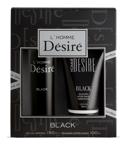 Desire Black Deo 150 Ml + Balsamo After Shave 100ml