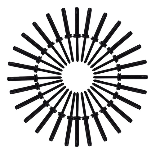 30 Piezas De Aluminio Kayak Pad Eye Tri Grip Remaches Con