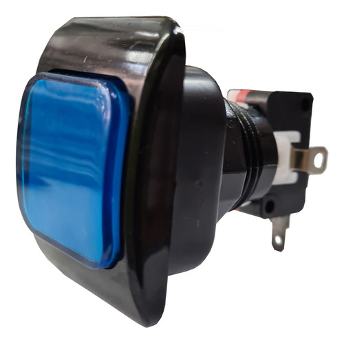 Botón Grande P/ Maquinita 250v Azul Radox 835-125