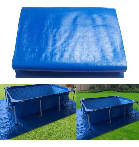 Para Piscinas Elevadas: Juego De Lona Y Tapete 340cmx250cm