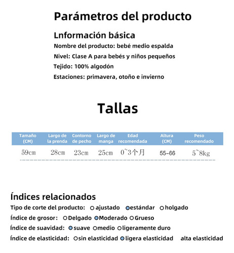 M Set De Ropa De Bebé Recién Nacido