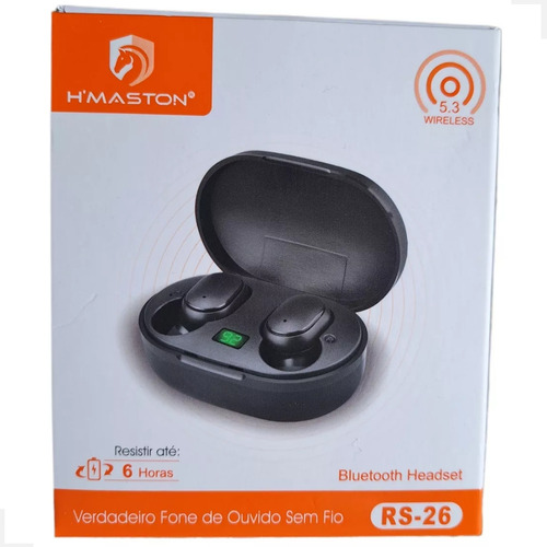 Fone De Ouvido Bluetooth Hmaston - Rs26 Objetiva 4855