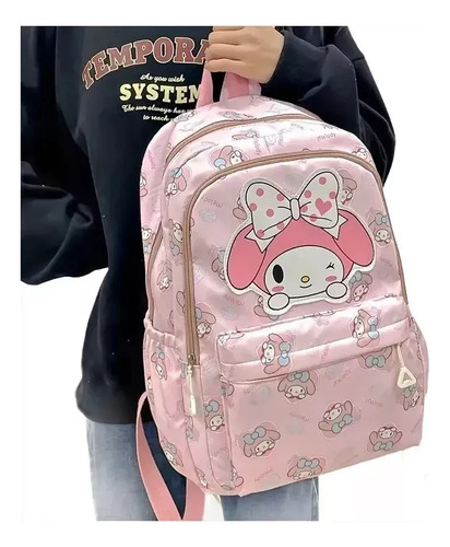 Mochila Escolar Sanrio Hello Kitty Cinnamoroll Melody Kuromi