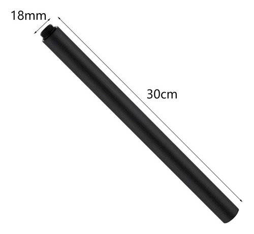 Sq Tubo De Extensión De Ducha, Brazo De Extensión De Negro