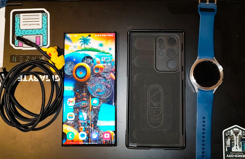 Celular Samsung S22ultra Y Samsung Watch 4 Classic Negro (Usado)