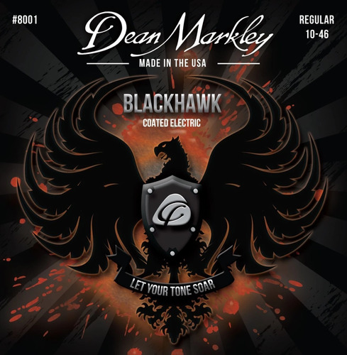 Encordado Guitarra Eléctrica Dean Markley Blackhawk 10-46