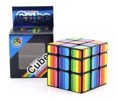 Cubo Rubik 3x3 Fanxin Unequal Rainbow Cube Mirror