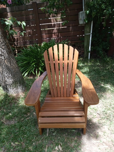 Sillón De Jardín Modelo Imperial Con Protector Para Madera