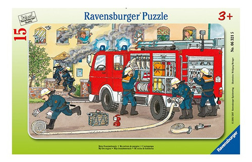 Puzzle Enmarcado - Camión De Bomberos Ravensburger