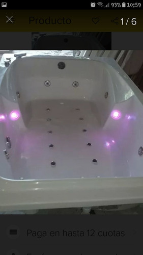 Jacuzzi Hidromasajes 8jets 4cervicales Motor1hp 2 Año Garant