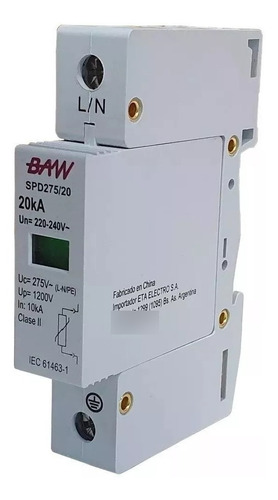 Protector Descargas 275v 20ka Sobretension Atmosfericas Baw