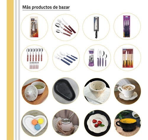 Bandeja Corazón Cerámica Opaco Crema Pintas Café Té Pl Deco