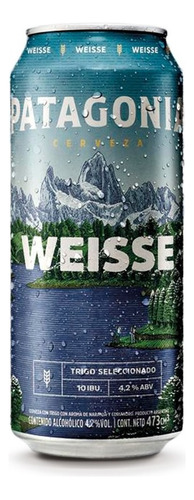 Cerveza Patagonia Weisse Lata 473ml Pack X6