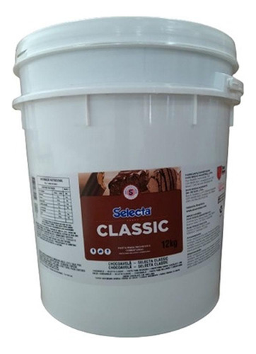 Creme Chocolate Com Avelã Selecta Classic 12kg