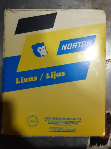 Lija Grano 500 Marca Norton Caja De 50