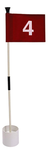 Golf Putting Green Flag Y Hole Cup Astas De Golf Número 4