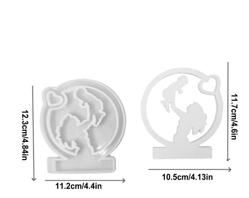 Molde De Resina Para Madre E Hijo Molde De Silicona Para Mad