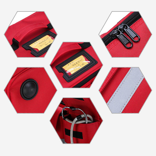 Bolsa Para Botiquín De Primeros Auxilios, Bolsa De Rojo