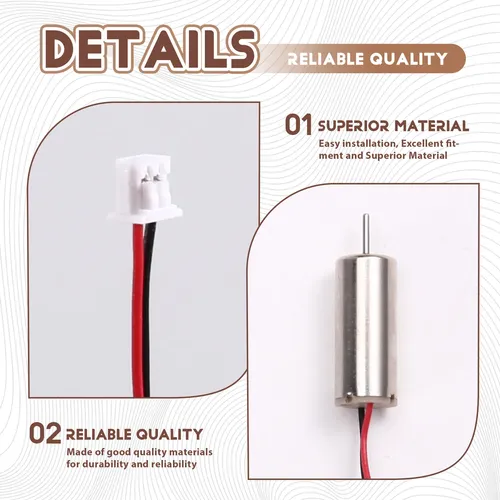 Qualidade Premium 5 Unidades Diy 3,7 V 716 Hollow Cup Motor