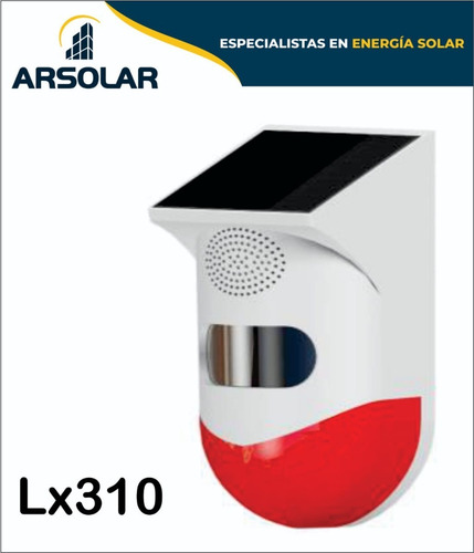 Imagen 1 de 1 de Alarma De Seguridad Solar