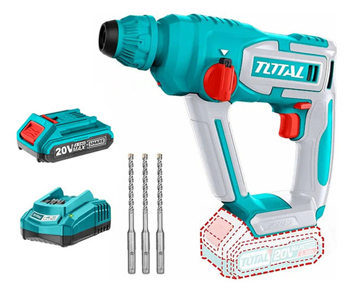 Rotomartillo 20v Sds Plus Bat + Carg Total Trhli20168