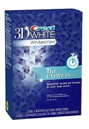 Crest 3d Blanco 1 Horas Expreso Blanqueamiento De Dientes Ki