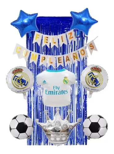 Banderín guirnalda Balón fútbol Real Madrid Personalizada