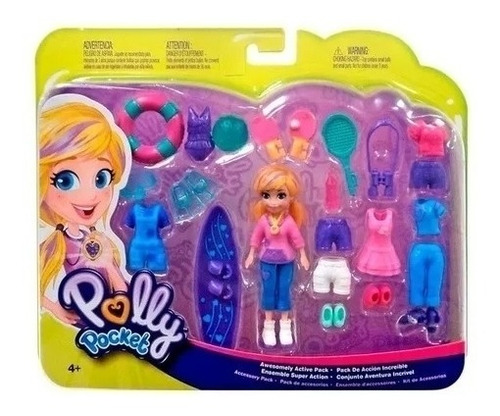 Polly Pocket Pack De Accion Increible Mattel Gbf85