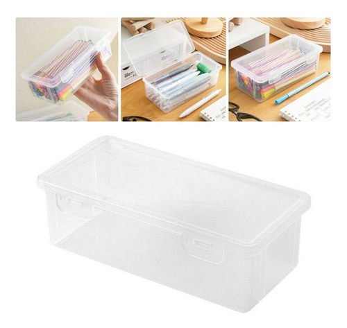 Sh Estuche Papelería Transparente Gran Capacidad Para Gua
