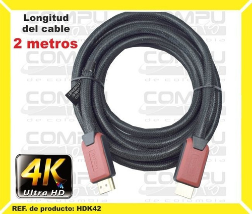 Cable High Definition Hd 4k Blindado Ref Hdk42 Computoys Sas