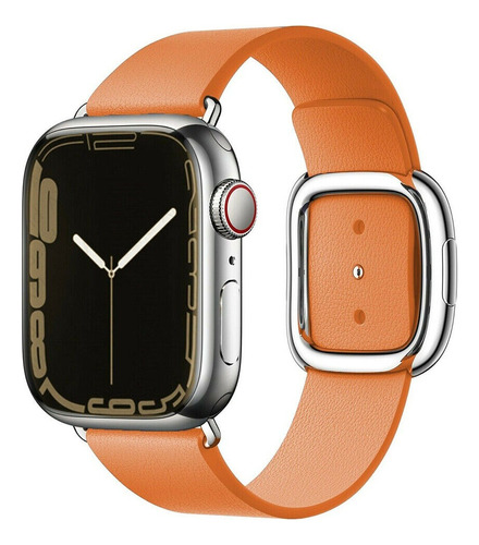 Correa Apple Watch De Cuero Modern Buckle De Lujo