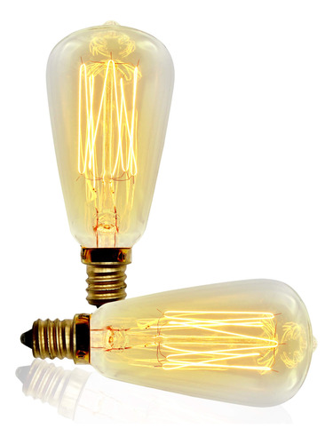 Bunnit Bulbs Bombilla Edison Retro Vintage, St38, 40 W, Base