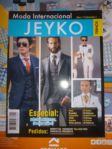 Revista Moda Internacional Jeyko Thernos