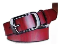 Comprar Cinturon Correa Fino 2.5 Hebilla Mujer Elegancia Look 105cm
