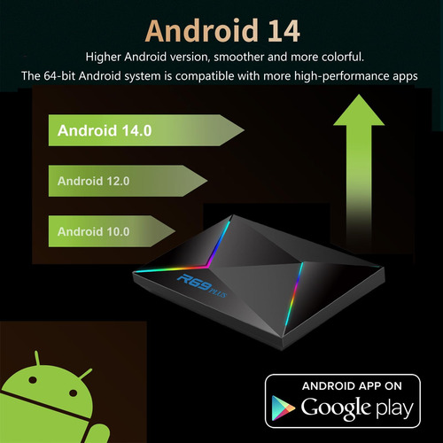 Android 14 Tv Box, 2025 Android Tv Box Octa-core Cortex A55n