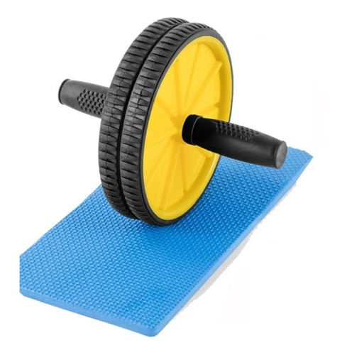 Mundo Gym Rueda Abdominal Doble + Alfombra De Regalo