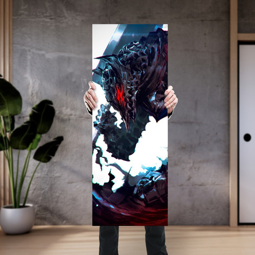 Imagen 3 de 8 de Cuadro Grande Anime Berserk Guts Berserker Y Matadragones