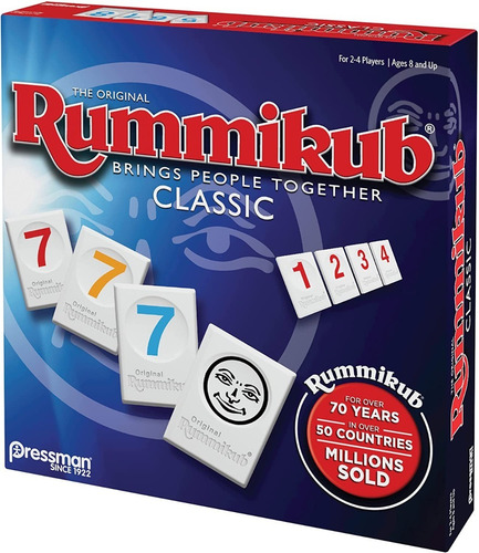 Rummikub Juego De Tejas He Original Rummy Tile Game